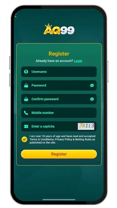 How to Register on AQ99