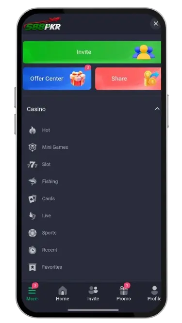588PKR Games and Categories